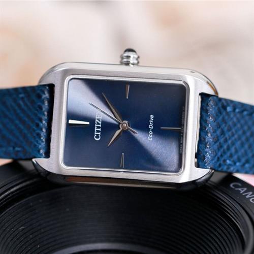 Đồng hồ CITIZEN 35 mm Nữ EM1190-06L Màu Xanh