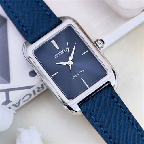 Đồng hồ CITIZEN 35 mm Nữ EM1190-06L Màu Xanh