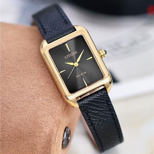 Đồng hồ CITIZEN 35 mm Nữ EM1192-01E Màu Đen