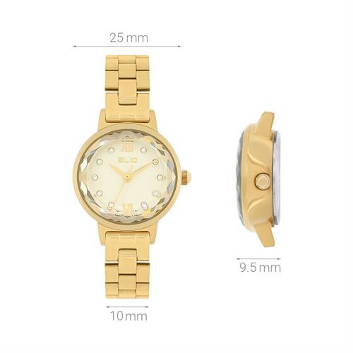Đồng hồ Elio 25 mm Nữ ES227-03 Màu Vàng