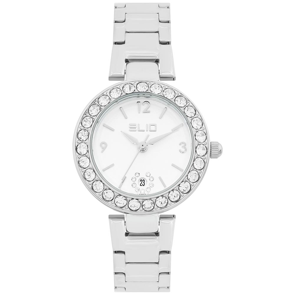Đồng hồ Elio Starlight 28 mm Nữ ES229-01 Màu Bạc