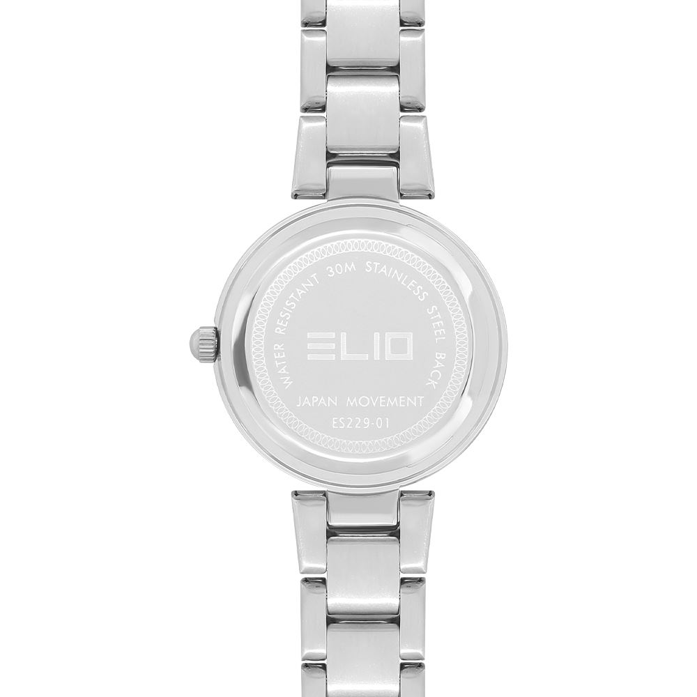 Đồng hồ Elio Starlight 28 mm Nữ ES229-01 Màu Bạc
