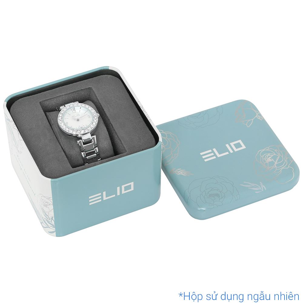 Đồng hồ Elio Starlight 28 mm Nữ ES229-01 Màu Bạc