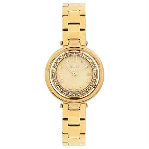 Đồng hồ Elio Sunshine 30 mm Nữ ES234-03 Màu Vàng