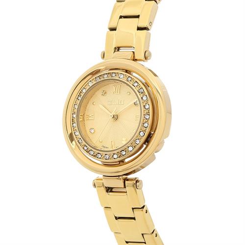 Đồng hồ Elio Sunshine 30 mm Nữ ES234-03 Màu Vàng