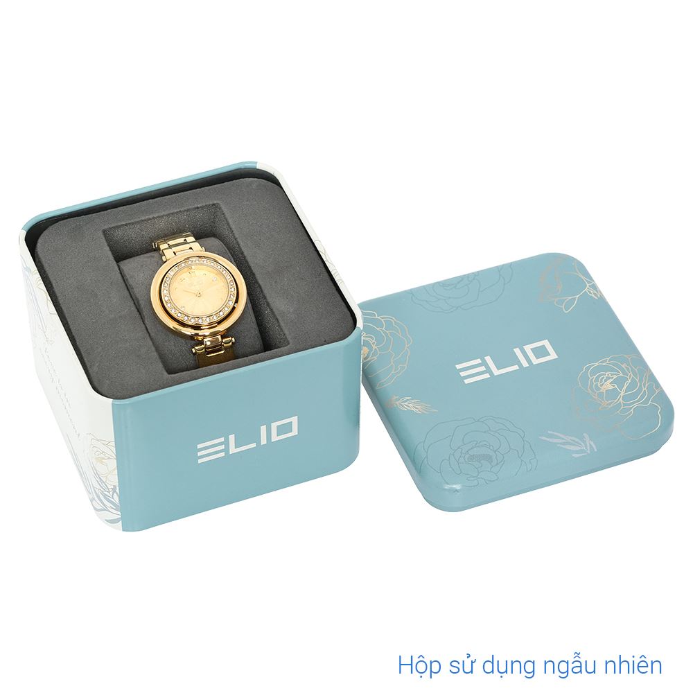 Đồng hồ Elio Sunshine 30 mm Nữ ES234-03 Màu Vàng