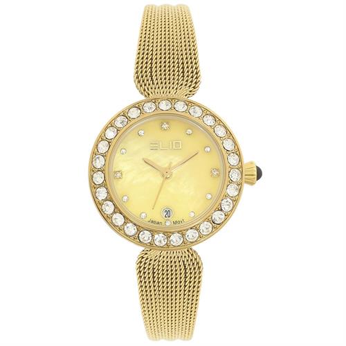 Đồng hồ Elio Sunshine 28 mm Nữ ES236-02 Màu Vàng
