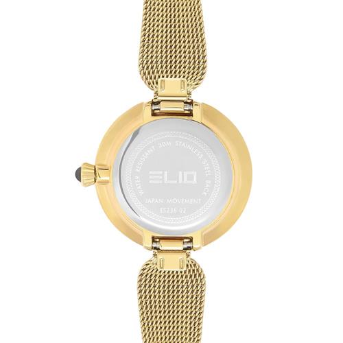Đồng hồ Elio Sunshine 28 mm Nữ ES236-02 Màu Vàng