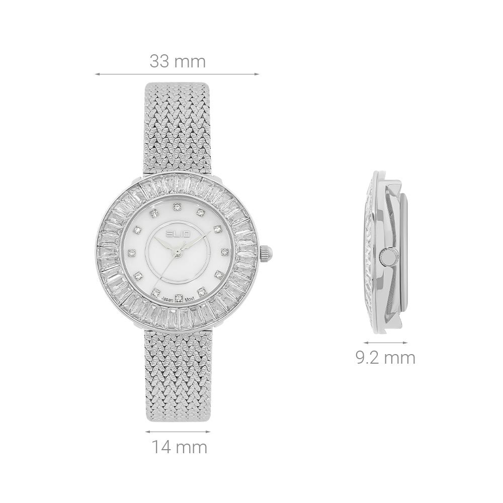Đồng hồ Elio 33 mm Nữ ES242-01 Màu Bạc