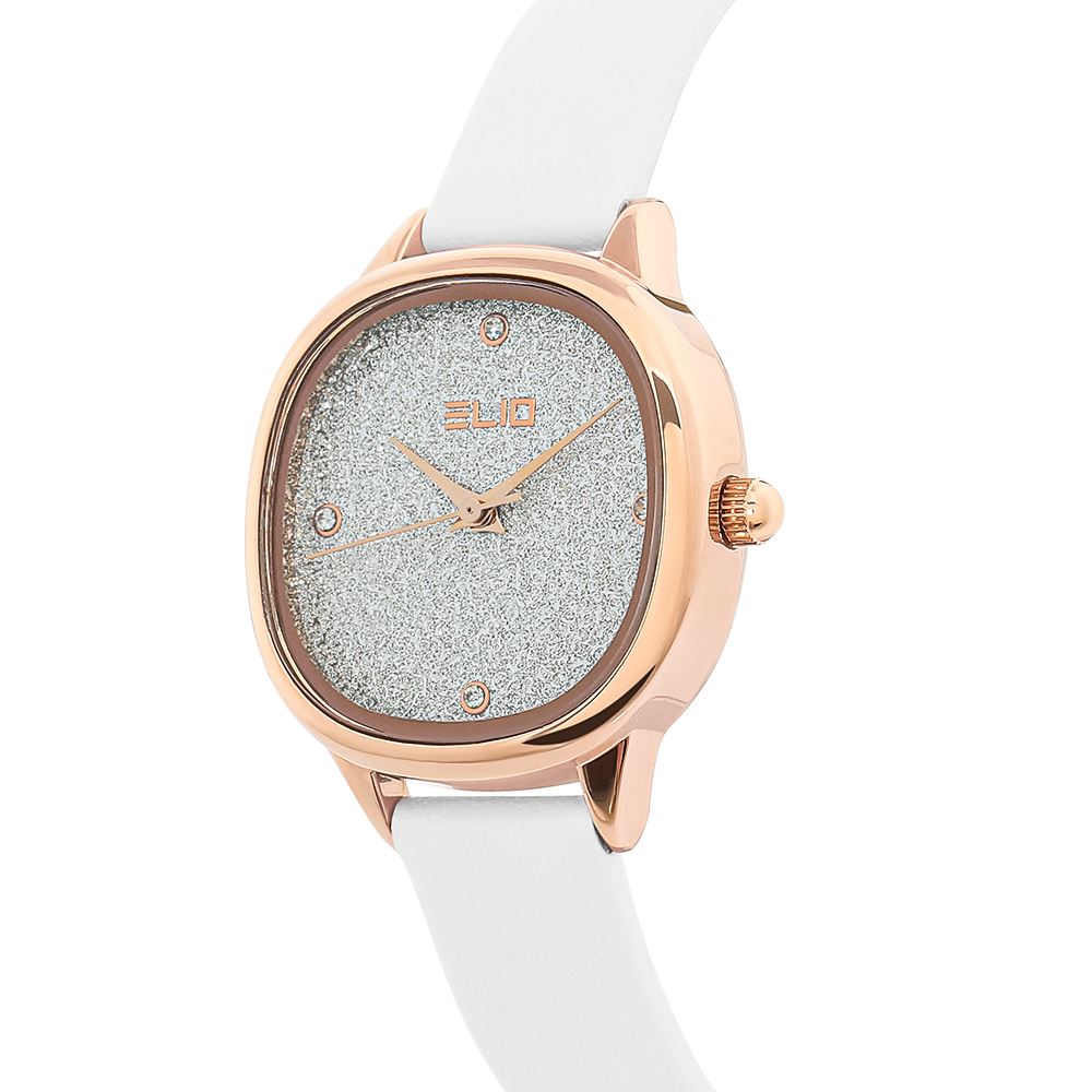 Đồng hồ Elio Starlight 28 mm Nữ EL158-03 Màu Trắng
