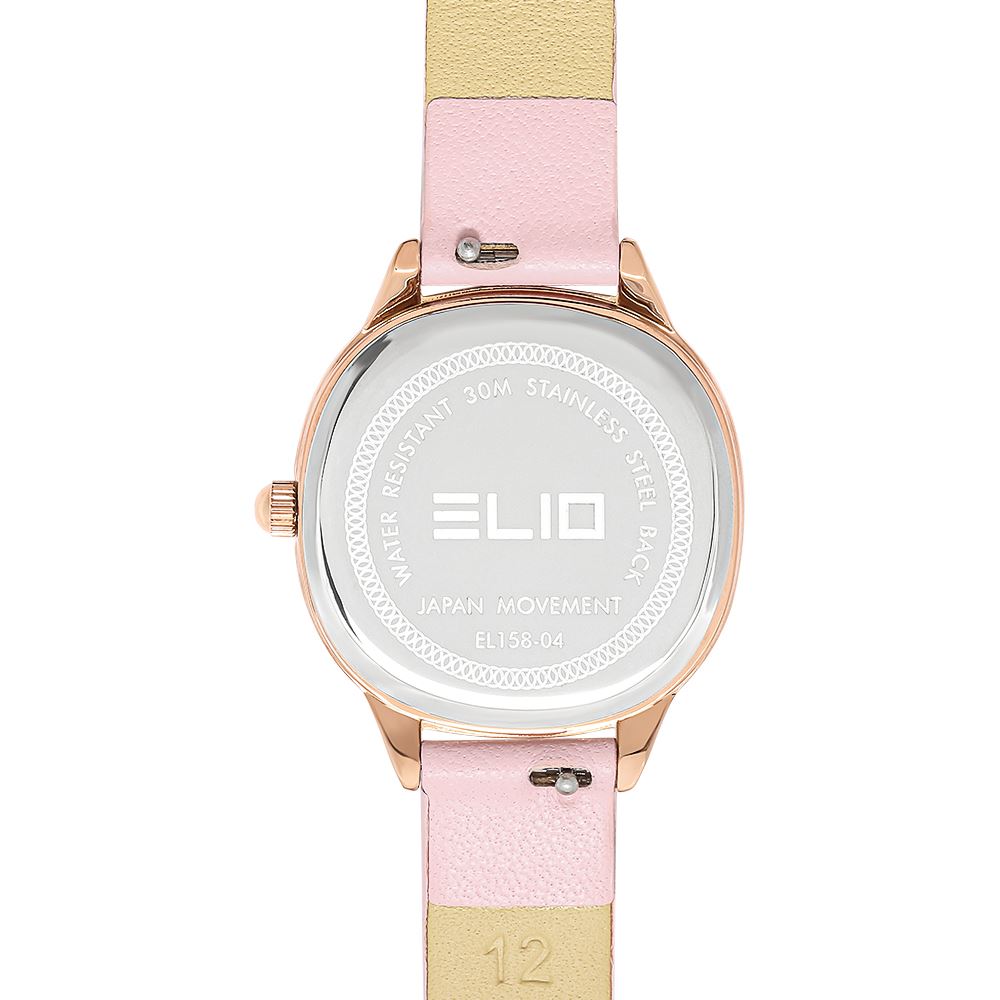 Đồng hồ Elio Starlight 28 mm Nữ EL158-04 Màu Hồng