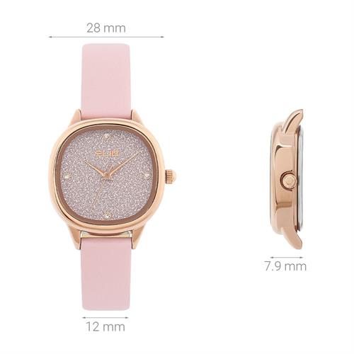 Đồng hồ Elio Starlight 28 mm Nữ EL158-04 Màu Hồng