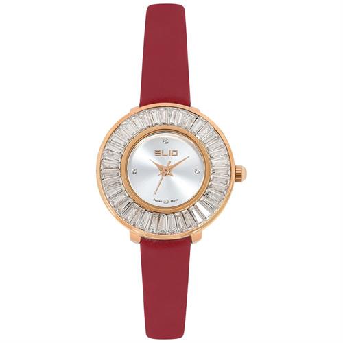 Đồng hồ Elio 28 mm Nữ EL177-02 Màu đỏ