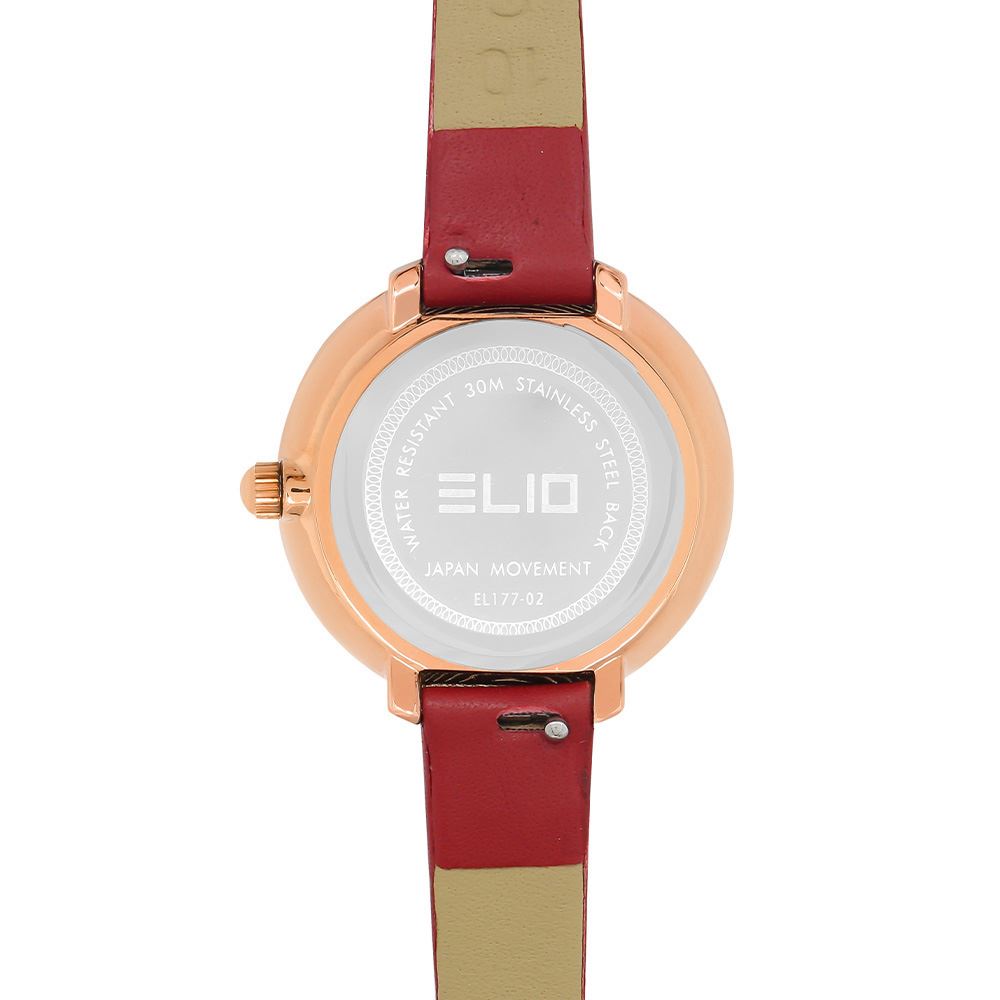 Đồng hồ Elio 28 mm Nữ EL177-02 Màu đỏ