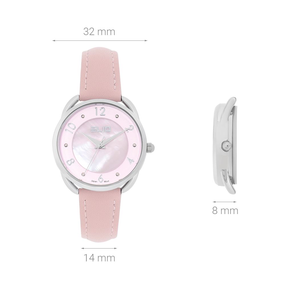 Đồng hồ Elio 32 mm Nữ EL178-01 Màu Hồng