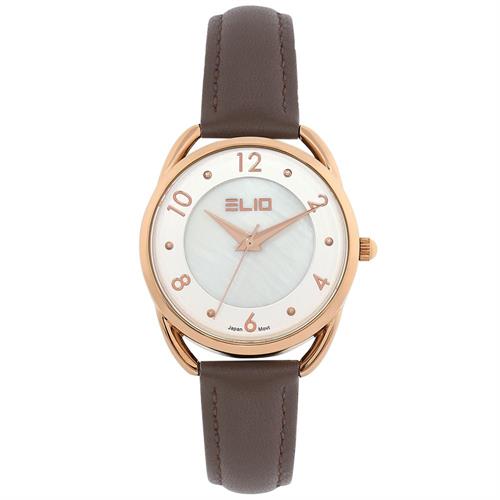 Đồng hồ Elio 32 mm Nữ EL178-02 Màu Nâu