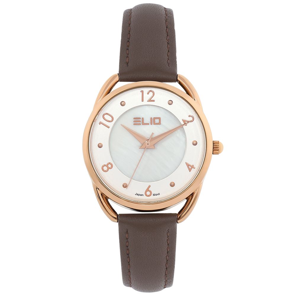 Đồng hồ Elio 32 mm Nữ EL178-02 Màu Nâu