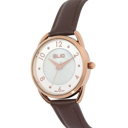 Đồng hồ Elio 32 mm Nữ EL178-02 Màu Nâu