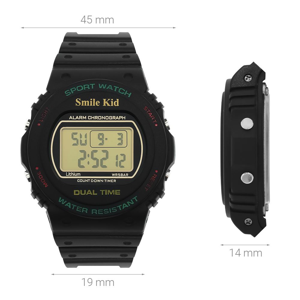 Đồng hồ Smile Kid 45 mm Trẻ em SL189-02 Màu Đen