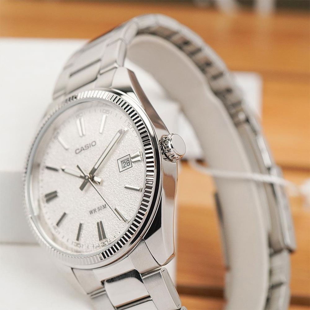 Đồng hồ Casio Timeless 38.5 mm Nam MTP-1302DA-7AVDF Màu Bạc
