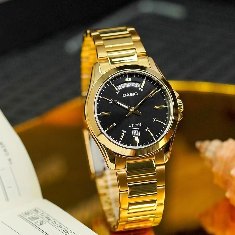 Đồng hồ Casio Timeless 39.8 mm Nam MTP-1370G-1AVDF Màu Vàng