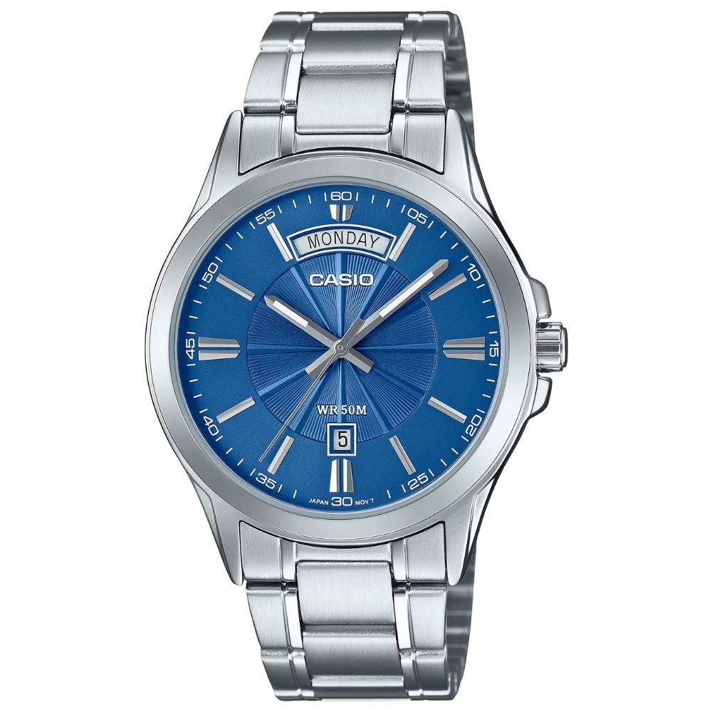 Đồng hồ Casio Timeless 39.9 mm Nam MTP-1381D-2AVDF Màu Bạc