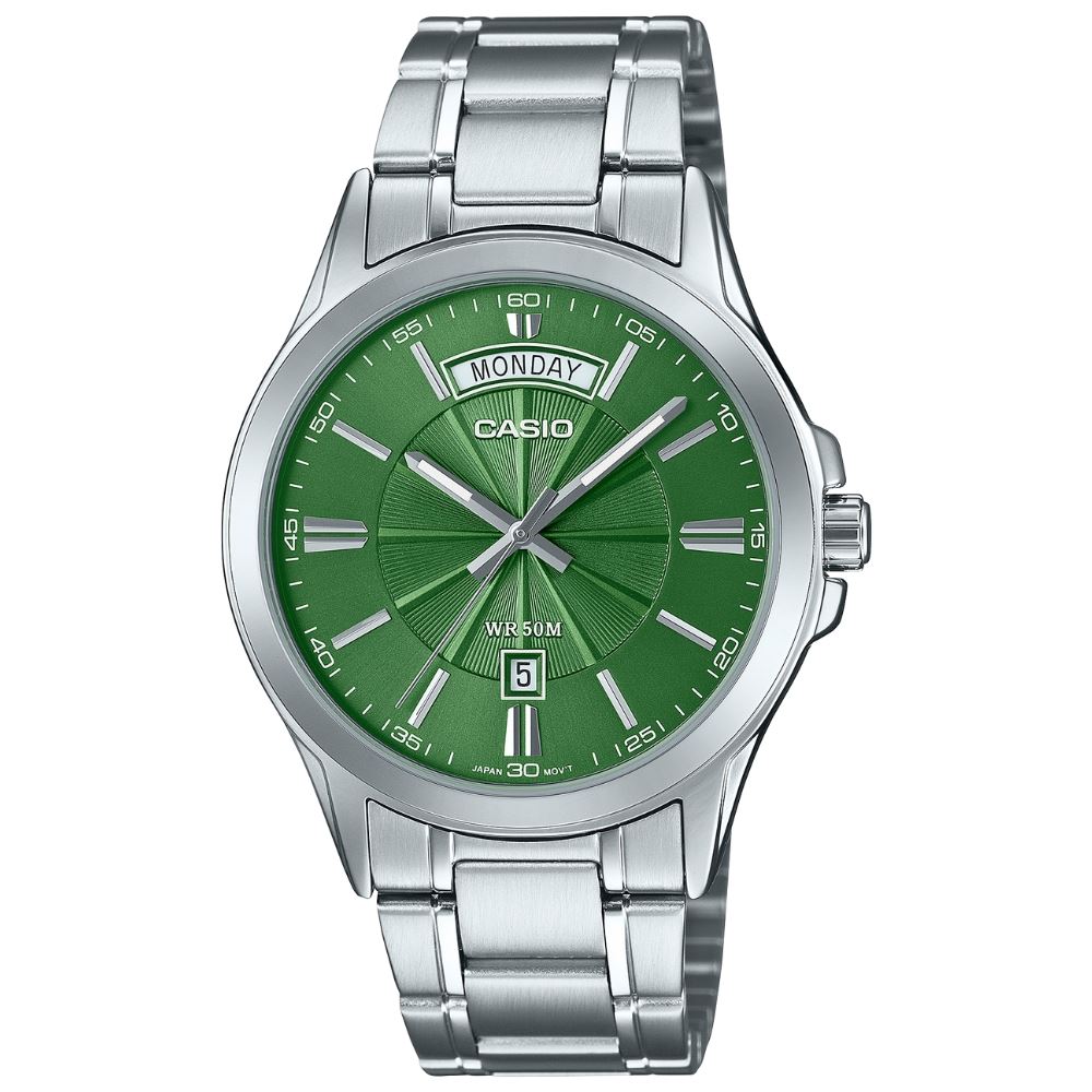 Đồng hồ Casio Timeless 39.9 mm Nam MTP-1381D-3AVDF Màu Bạc
