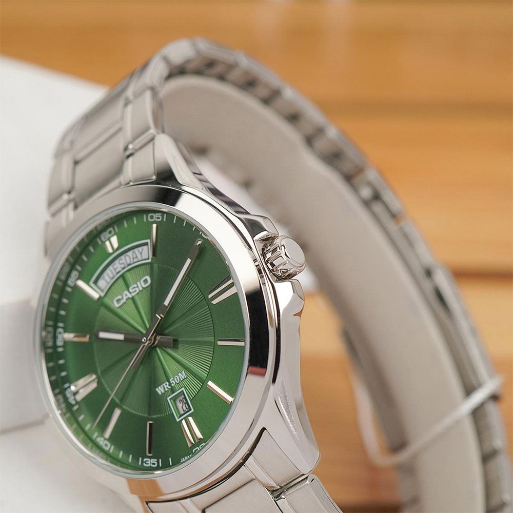 Đồng hồ Casio Timeless 39.9 mm Nam MTP-1381D-3AVDF Màu Bạc