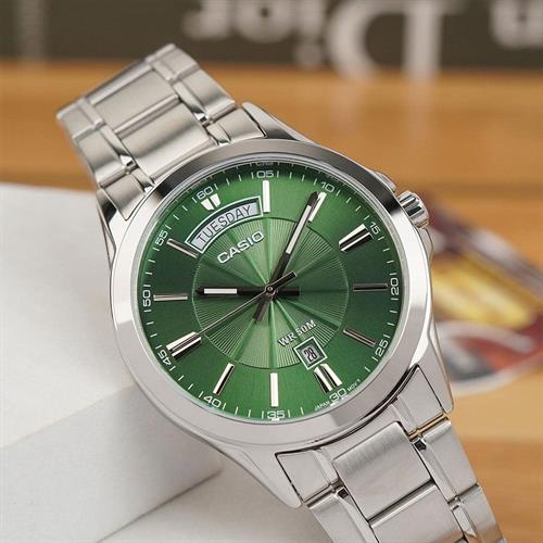 Đồng hồ Casio 39.9 mm Nam MTP-1381D-3AVDF Màu Bạc