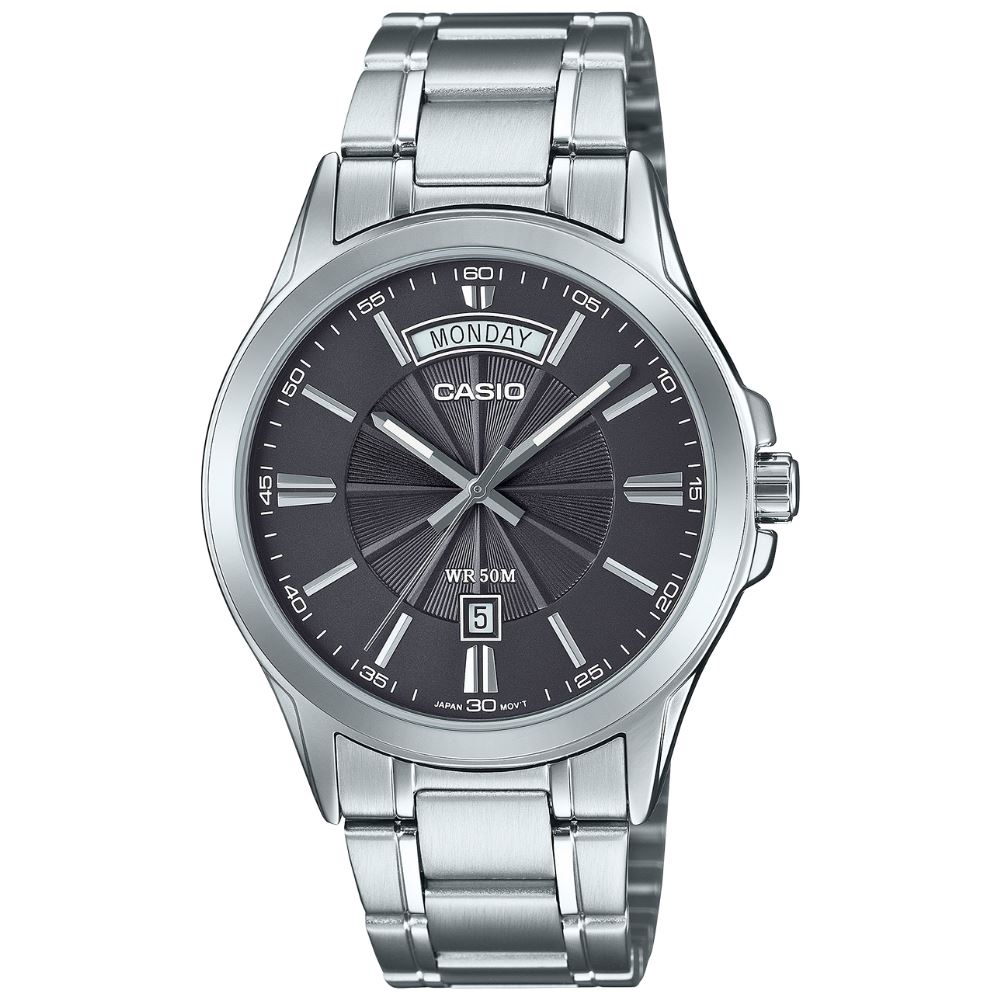 Đồng hồ Casio Timeless 39.9 mm Nam MTP-1381D-8AVDF Màu Bạc