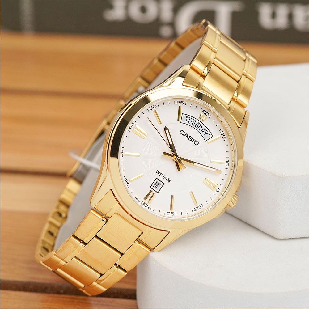 Đồng hồ Casio Timeless 39.9 mm Nam MTP-1381GD-7AVDF Màu Vàng