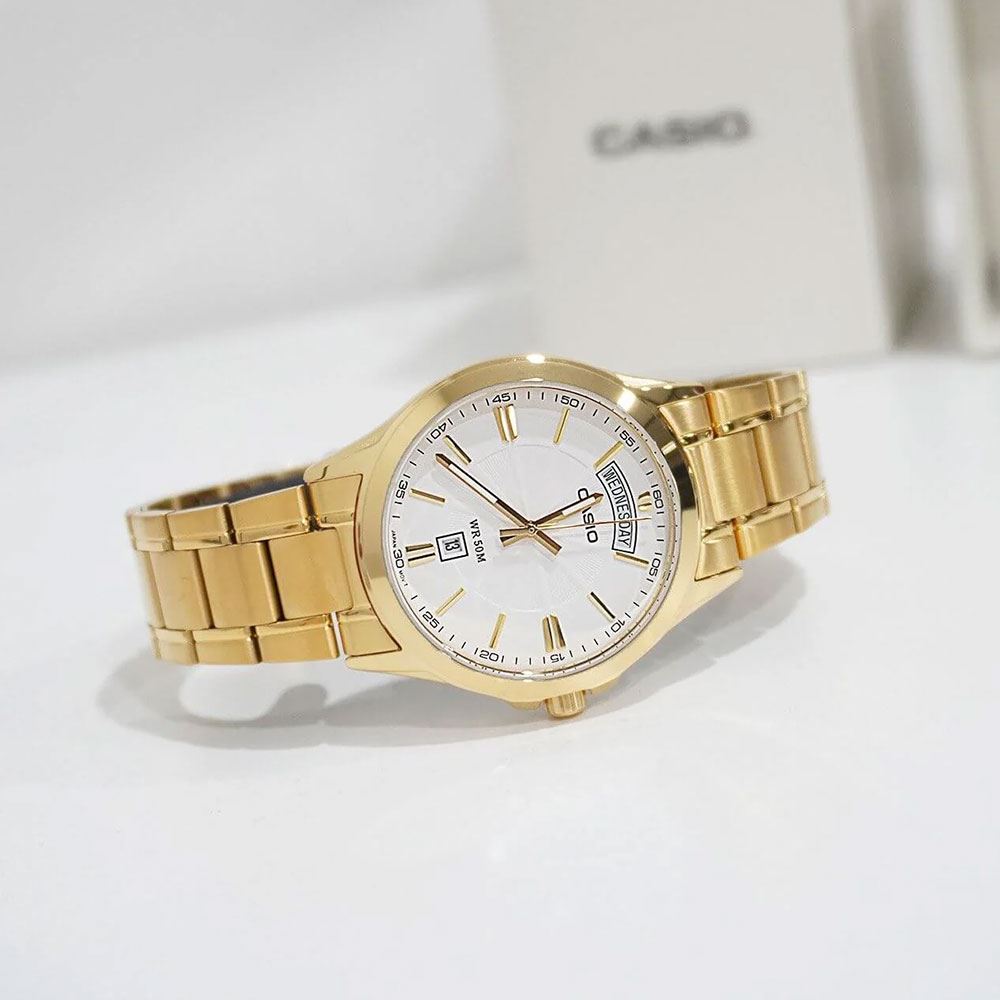 Đồng hồ Casio Timeless 39.9 mm Nam MTP-1381GD-7AVDF Màu Vàng