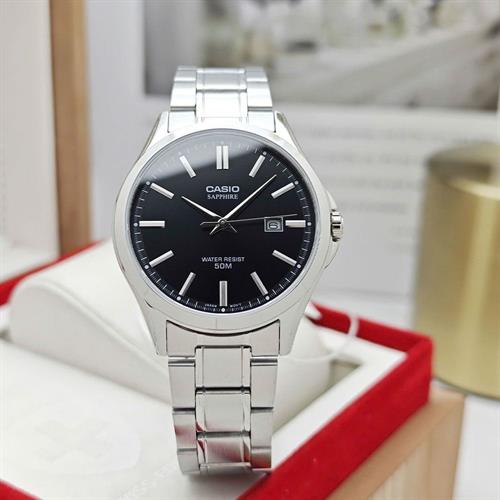 Đồng hồ Casio 41.3 mm Nam MTS-115D-1AVDF Màu Bạc