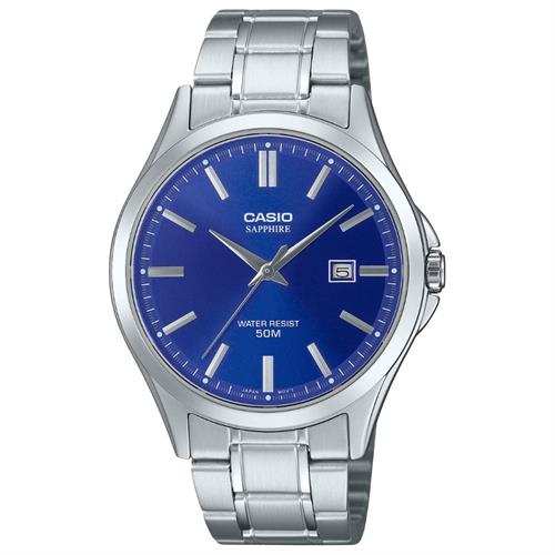 Đồng hồ Casio 41.3 mm Nam MTS-115D-2A1VDF Màu Bạc