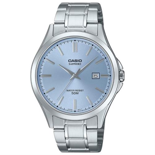 Đồng hồ Casio 41.3 mm Nam MTS-115D-2A2VDF Màu Bạc