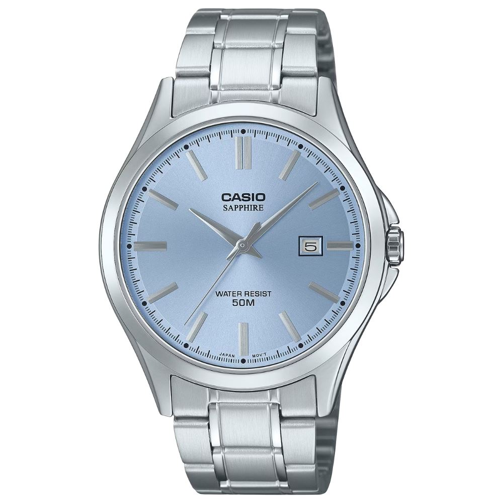 Đồng hồ Casio Timeless 41.3 mm Nam MTS-115D-2A2VDF Màu Bạc
