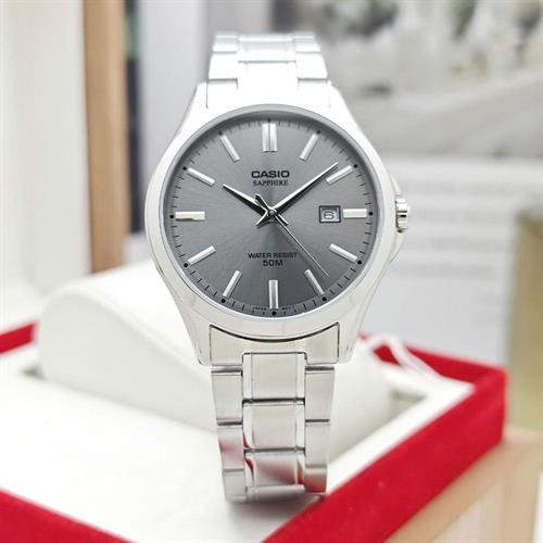 Đồng hồ Casio 41.3 mm Nam MTS-115D-8AVDF Màu Bạc