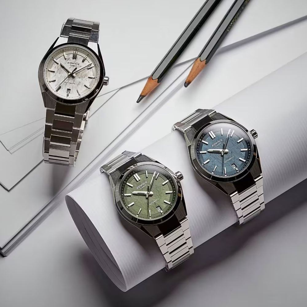 Đồng hồ Edifice Casio 39 mm Nam EFK-100D-2ADR Màu Bạc