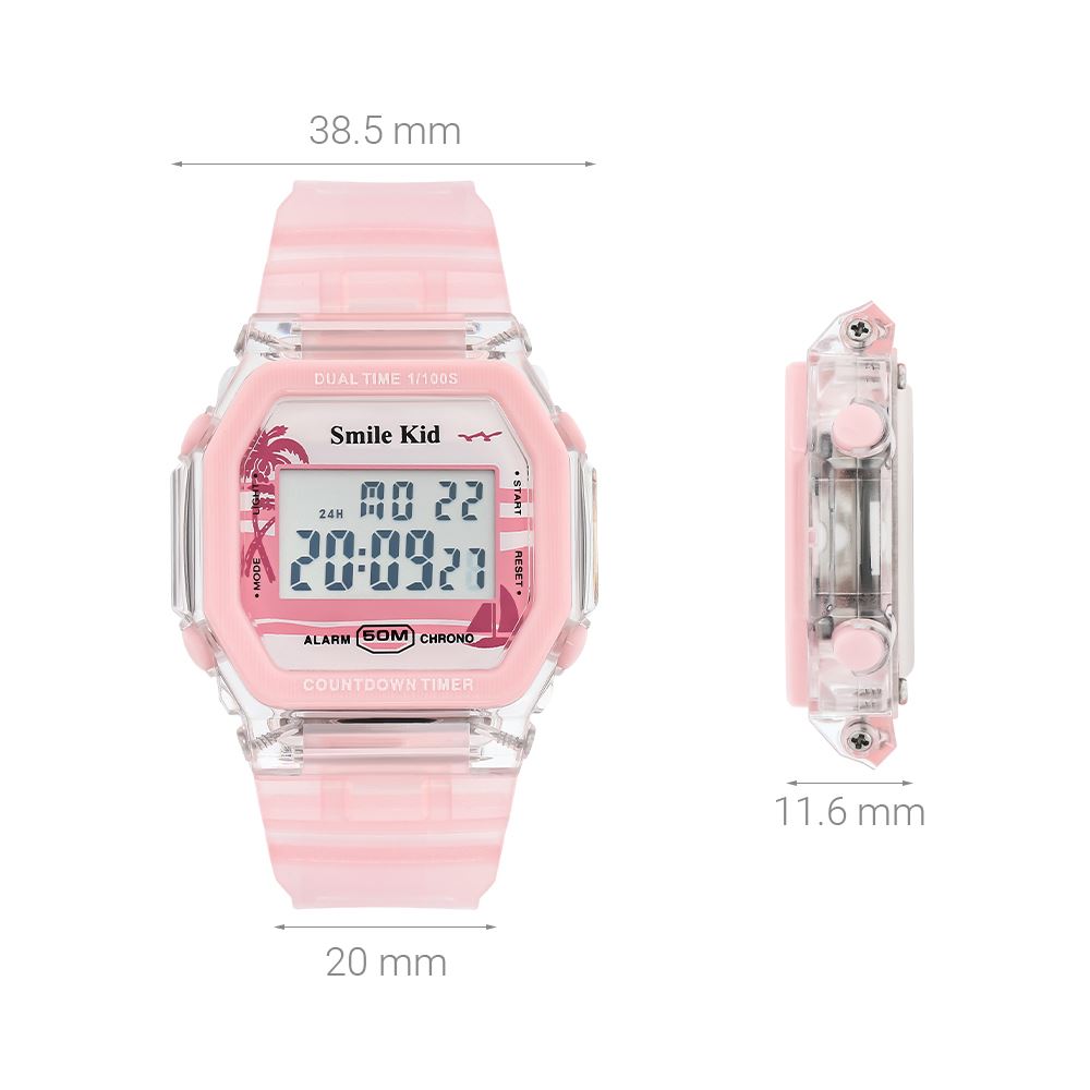 Đồng hồ Smile Kid 38.5 mm Trẻ em SL196-01 Màu Hồng