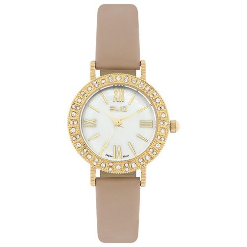 Đồng hồ Elio 28 mm Nữ EL179-03 Màu Màu be