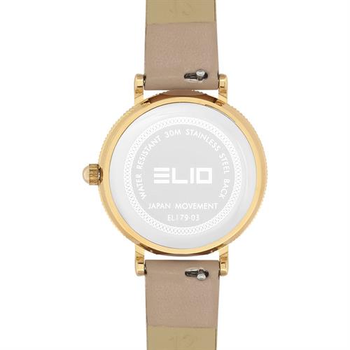 Đồng hồ Elio 28 mm Nữ EL179-03 Màu Màu be