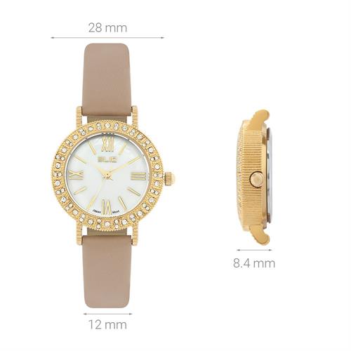 Đồng hồ Elio 28 mm Nữ EL179-03 Màu Màu be
