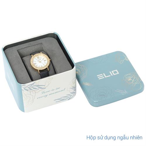 Đồng hồ Elio 28 mm Nữ EL179-02 Màu Đen