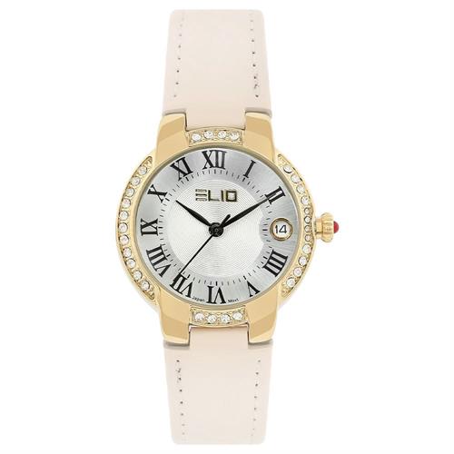 Đồng hồ Elio 30 mm Nữ EL185-02 Màu Màu be