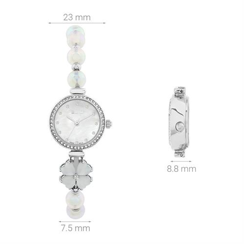 Đồng hồ Elio 23 mm Nữ ES255-01 Màu Bạc