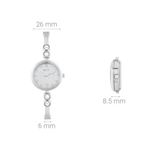 Đồng hồ Elio 26 mm Nữ ES259-01 Màu Bạc