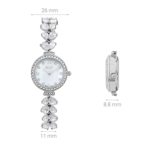 Đồng hồ Elio 26 mm Nữ ES263-01 Màu Bạc