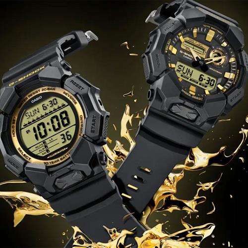 Đồng hồ G-Shock 51.9 mm Nam GD-010GB-1A9DR Màu Đen