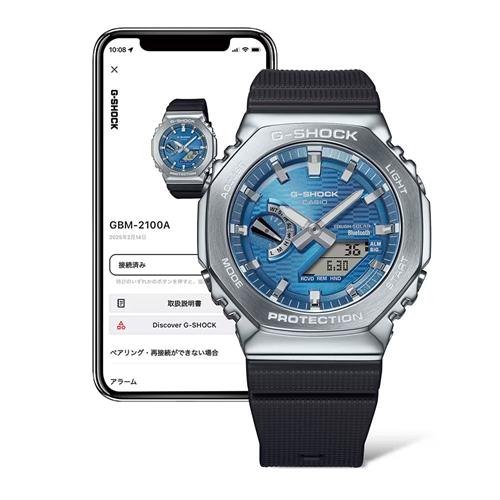 Đồng hồ G-Shock 44.4 mm Nam GBM-2100A-2BDR Màu Đen