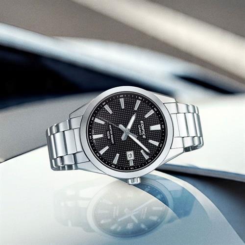 Đồng hồ Edifice Casio 40 mm Nam EFV-160D-1AVDF Màu Bạc